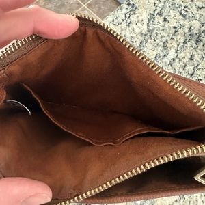 Brown Coach crossbody bag